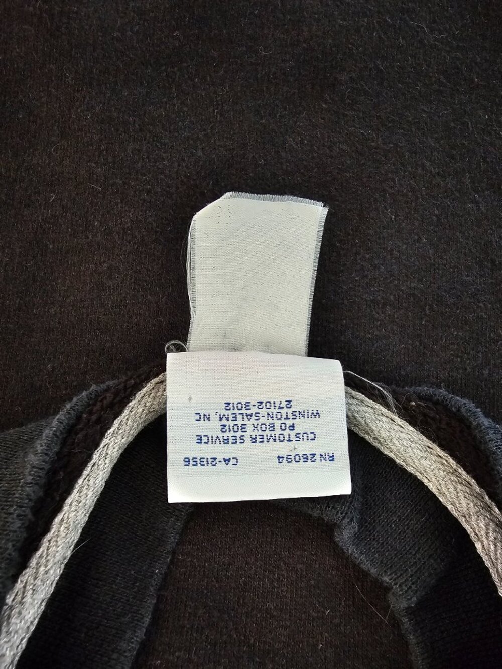 Vintage Black Champion Crewneck Sweatshirt - Size XXL (Y2K Mid-2000s) - Picture 10 of 11